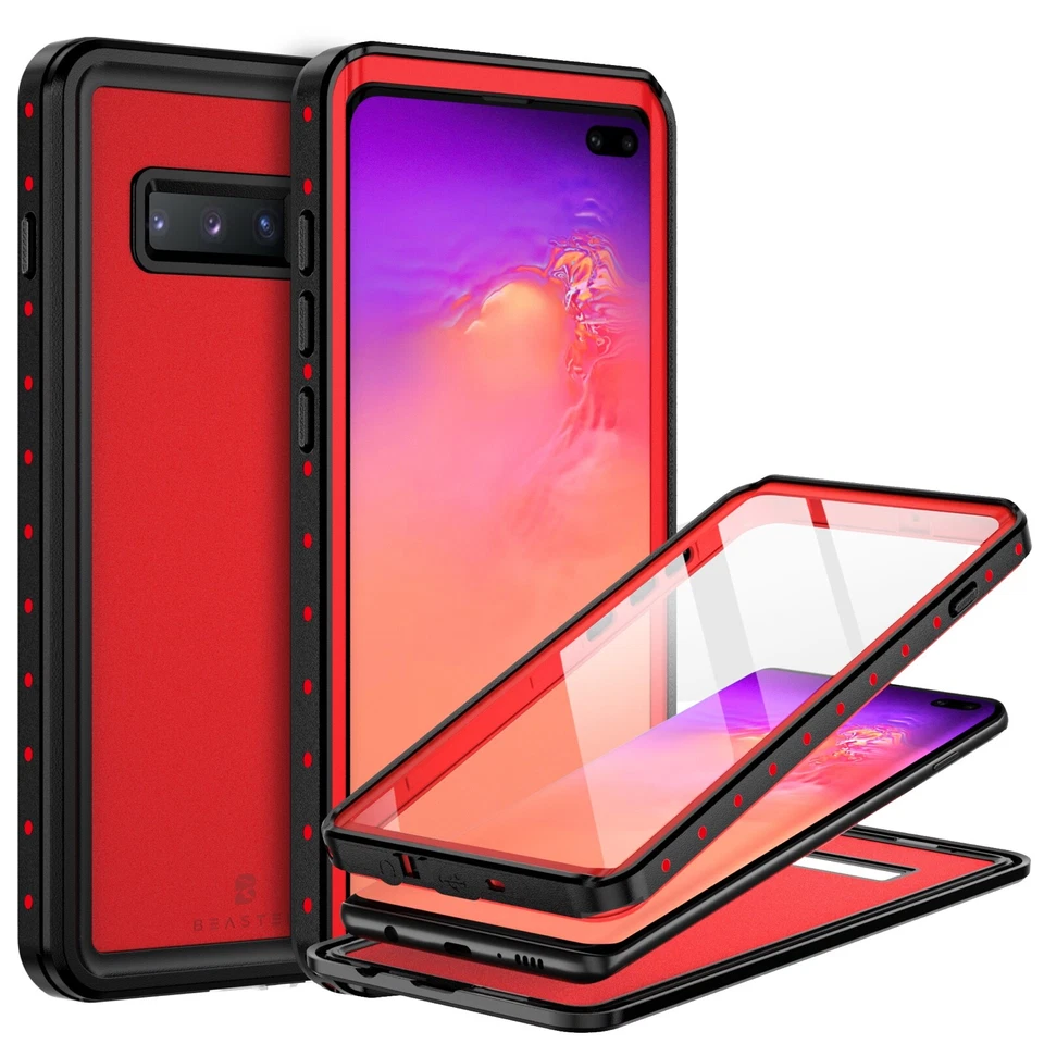 Funda Impermeable Integrada Protector Pantalla Para Samsung Galaxy S10 / S10 Plus Foto 1 de 4