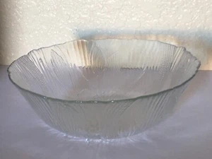 Vintage Canterbury CROCUS Cereal Bowl 6 1/8" Clear Glass Arcoroc Glcoloc Preown - Picture 1 of 10