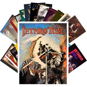 Juego de 24 tarjetas postales JETHRO TULL música rock carteles fotos CC-1227 - Imagen 1 de 2