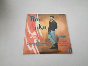 PAUL ANKA "ESTA NOCHE MI AMOR TONIGHT MY LOVE TONIG" 7" EP VINYL B/G A/A 1961 - Picture 1 of 2