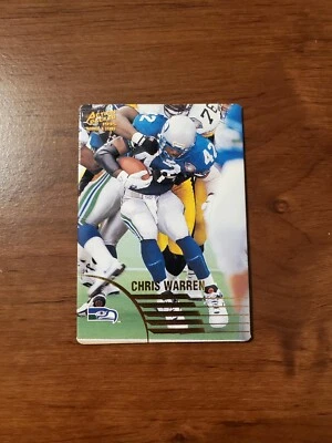 Chris Warren - 1995 Action Packed Rookie & Stars - #77 - Seattle Seahawks  - Image 1 of 2