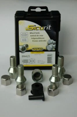 Rim lock Opel Tigra screw M12x1.50x25 taper collar 60° anti-theft device - Image 1 of 2