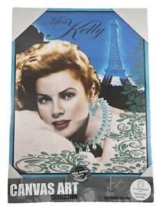 CANVAS ART COLLECTION  'Miss Kelly'  ~ Radio Days Grace Kelly (33 x 46cm) - NEW