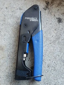 Perfect Vision Snap n Seal Universal Linear RG6 RG59 Coax Compression Tool  - Picture 1 of 2
