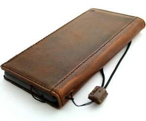 Genuine Leather Case for Google Pixel 6 Book Vintage Wallet Cover Reteo Luxury - Picture 1 of 7