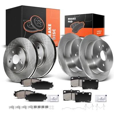 Rotor y pastilla de freno de disco delantero y trasero para Lexus IS250 2006 2007 2008-2013 V6 2,5 L Foto 1 de 4