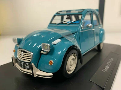 CITROEN 2CV6 CLUB 1982 LAGUNA BLUE NOREV 181492 1/18 2CV 6 CABRIOLET - Immagine 1 di 4