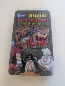 2008 Disney Villains 2-in-1 Card Game Set 2 Playing Card Decks - Picture 1 of 9