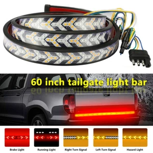 Arrow 60 inch LED Truck Tailgate Running Turn Signal Brake Tail Light Bar Strip - Picture 1 of 9