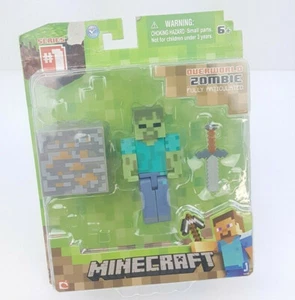 Minecraft 3-inch Zombie Action Figure - Picture 1 of 2