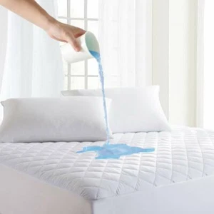 Protector de colchón acolchado extra profundo impermeable talla King - Imagen 1 de 3
