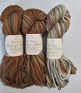 Misti Alpaca Hand Paint 100% Baby Alpaca Cumin Seed & Yosemite 3 Hanks - Picture 1 of 9