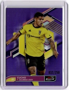 Cucho 2023 Topps Finest MLS Purple Refractor #69 #032/250 Columbus Crew - Bild 1 von 2