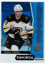 18/19 UD SYNERGY HOCKEY ROOKIES RC BLUE PARALLEL CARDS (41-100) U-Pick From List