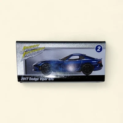 Dodge Viper GTC Johnny Lightning 2023 Blu 2017 | Edizione Limitata | Errore di Verniciatura - Immagine 1 di 4