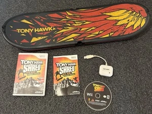Tony Hawk: Shred (Nintendo Wii) Skateboard, Game, Board, & Dongle - Foto 1 di 2