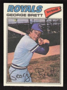 George Brett 1977 Topps Cloth Stickers #7 Kansas City Royals EX-MINT - Picture 1 of 2
