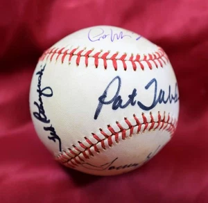 Ted Kluzewski May Helms Autograph Official National League Signed by 4 Baseball - Picture 1 of 1