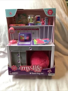 Juego de Escritorio Modular My Life As para Muñecas 18" Dormitorio Muebles Accesorios - Imagen 1 de 2