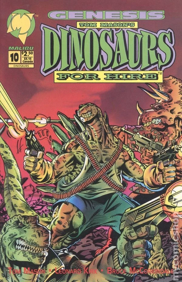 Dinosaurs for Hire #10 FN 1993 Stock Image - Image 1 of 1
