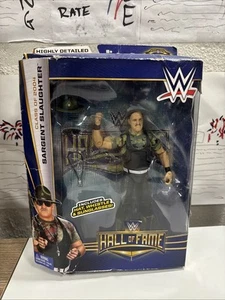 WWE Sargent Slaughter Elite Hall of Fame Wrestling Figure Class of 2004 WWF NIB - Picture 1 of 6