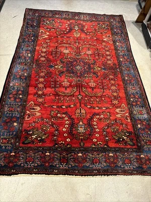 UNA ATRACTIVA ALFOMBRA ANTIGUA FARAHAN SHARIOOK Foto 1 de 4