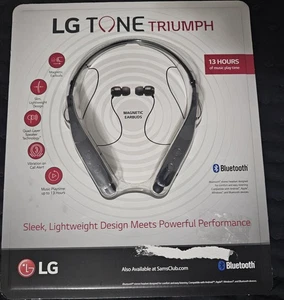LG TONE TRIUMPH HBS-510 Bluetooth Wireless Stereo Headset-Black *NEW SEALED* - Photo 1 sur 2