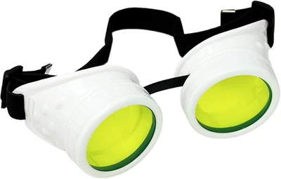 Gafas Hyper Vision Blanco Steampunk Rave Meme Gafas - Nerd Divertido Regalo para Hombres Foto 1 de 4