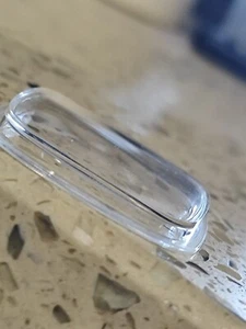 Original NOS Omega Crystal Square 30mm Crystal Acrylic - Picture 1 of 12