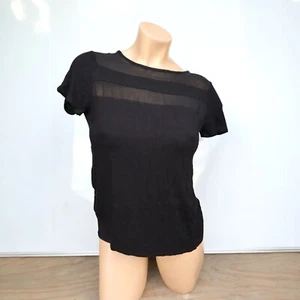 Carol Rose schwarzes kurzärmliges T-Shirt Damengröße Small - Bild 1 von 5
