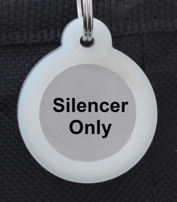 Double Sided Laser Etched Stainless Steel Pet ID Tag for Dog & Cat Tag 1" Round - Image 1 of 2