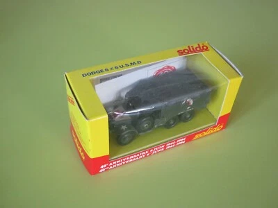SOLIDO MILITAIRE DODGE 6X6 USMD 40 EME ANNIVERSAIRE + BOITE + NOTICE TBE - Photo 1/4