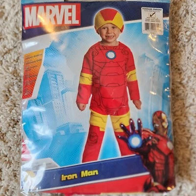 Iron Man: Disfraz (Halloween), Talla Niño Pequeño, Marca Rubí, Nuevo con Etiquetas Foto 1 de 4