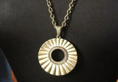 Collar Colgante Cristal Tono Oro Latón Lia Sophia Foto 1 de 4