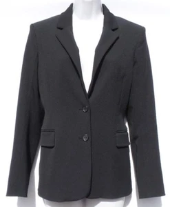 TOM FORD Black Notched Lapel Two Button Structured Viscose Jacket Blazer 42 GUC - Picture 1 of 12