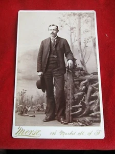 Vintage Real Morse Studio's Photo Man Standing San Francisco,Ca - Picture 1 of 6