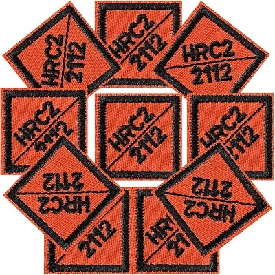 10  HRC2 2112  Replacement FR Patches Iron On Fire Retardant Pants Shirt Tag - Image 1 of 3