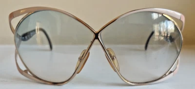 GAFAS DE SOL VINTAGE DIOR MARIPOSA POLAR BLANCAS AÑOS 80 HECHAS EN AUSTRIA Rosa Crema Foto 1 de 4