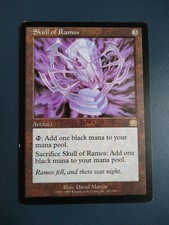 MTG Skull of Ramos Mercadian Masques Regular Rare LP Light Play