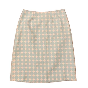 Doncaster Pencil Skirt Womens Size 2 Cotton Blue Polka Dot - Picture 1 of 12
