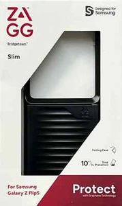 Zagg Bridgetown Case - Samsung Galaxy Z Flip 5 - Black - Picture 1 of 2