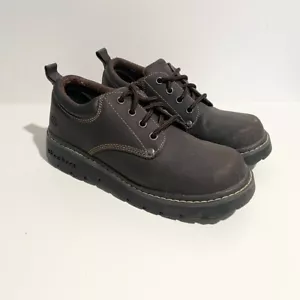Vintage 90's Y2K Chunky Skechers Oxford Lace Up Leather Shoes - Picture 1 of 6