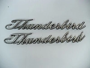 Thunderbird Name Plates 1966   (Sold Separately) - Picture 1 of 9