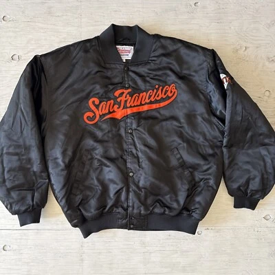 Vintage 90s MLB Starter San Francisco SF Giants Diamond Collection Jacket Sz 2XL - Image 1 of 4