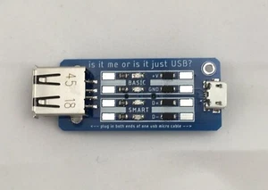 Is it me or is it USB? USB micro cable continuity tester, detect fake USB cables - Picture 1 of 9