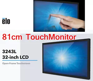 81cm 32" PANTALLA TÁCTIL GRAN FORMATO MONITOR PANTALLA ELO ET3243L p/n E000732 - Imagen 1 de 8