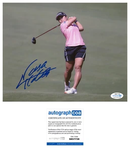 Nasa Hataoka signed photo 8x10 ACOA autographed LPGA golf - Imagen 1 de 3