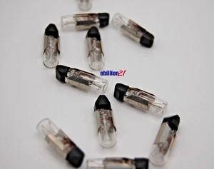 12- Sylvania 28ESB5 28v Telephone T-2 Slide Base #5 Incandescent Miniature Bulbs - Picture 1 of 5