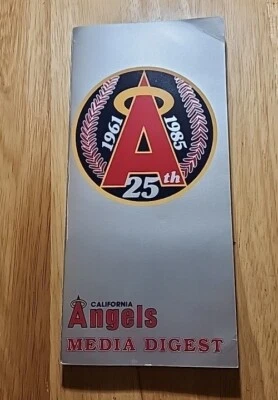 California Angels 1985 25 aniversario guía de medios Foto 1 de 3