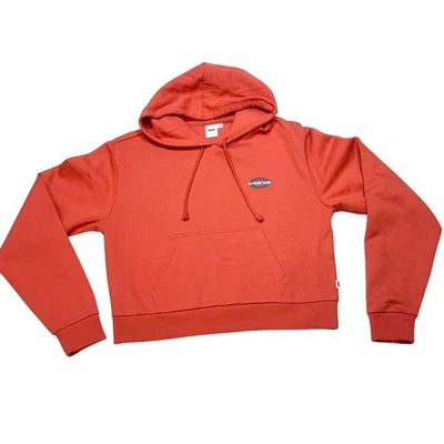 Vans Off The Wall Classic Hoodie Pullover Women Small Orange Sweater Sweatshirt - Image 1 of 4